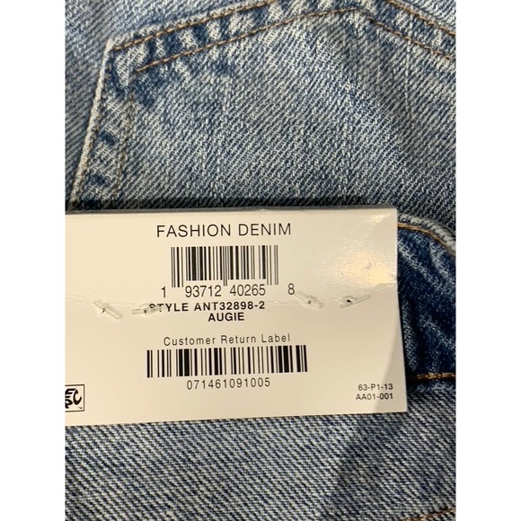 And Now This Women's Augie Distressed Ultra High-Rise 90's Boyfriend Shorts SZ27 - Picture 8 of 10